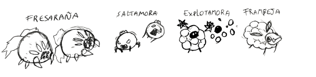 Bocetos de enemigos 2